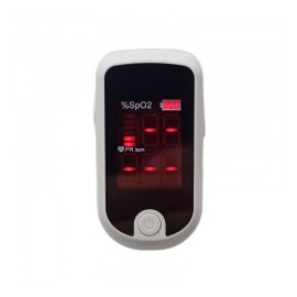 Oxímetro de Pulso Pediátrico y Adulto Digital para Dedo de 1 Botón con Pantalla Bidireccional OLED de Color - Home Care