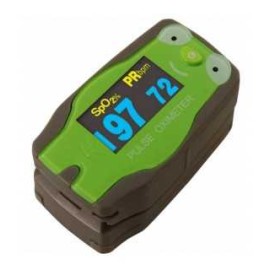 Oxímetro Digital de Pulso para uso Pediátrico, Color Verde - Marca Xignal