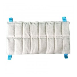 Compresa Húmedo Caliente Mediana Rellena con Bentonita de 25x60 cm para Lumbar Conserva Calor hasta 25 Minutos - Médica Store